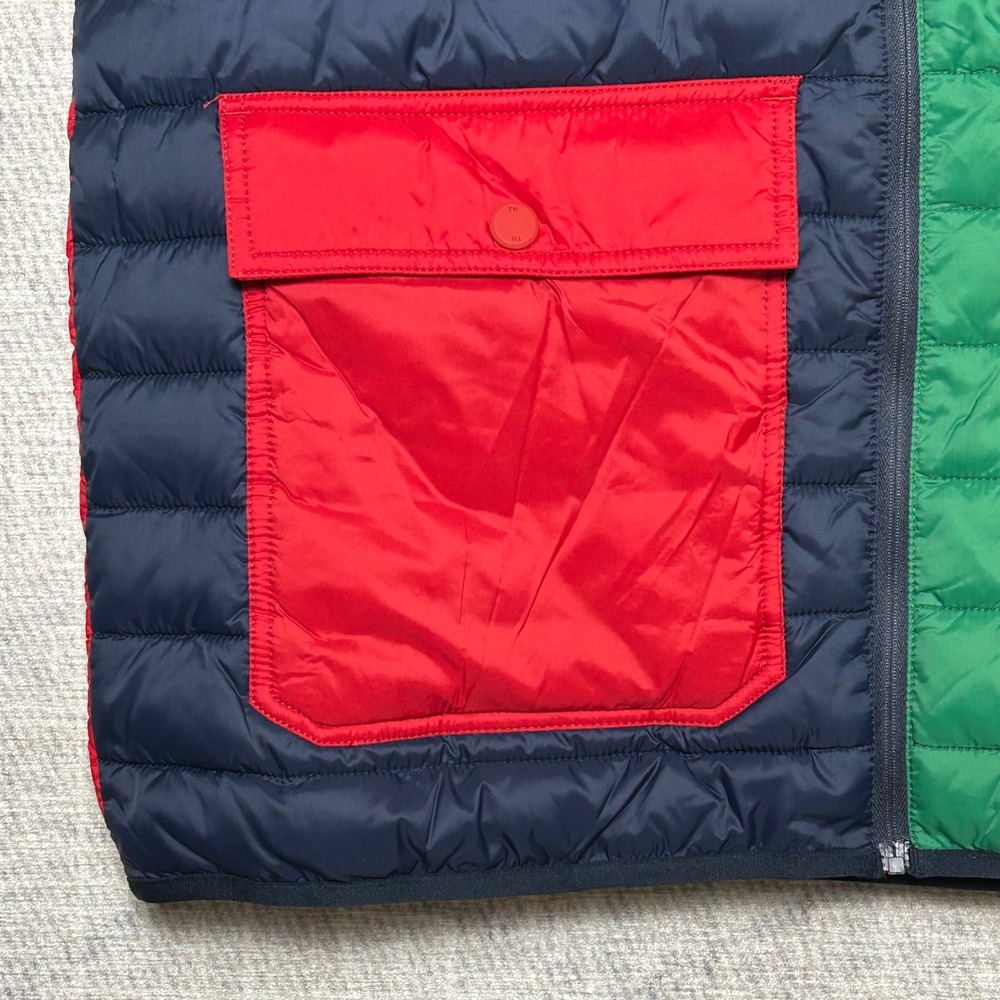Tommy Hilfiger Vintage 90s Colorblock Puffer Vest PrimaLoft Men's Size L - Picture 8 of 8
